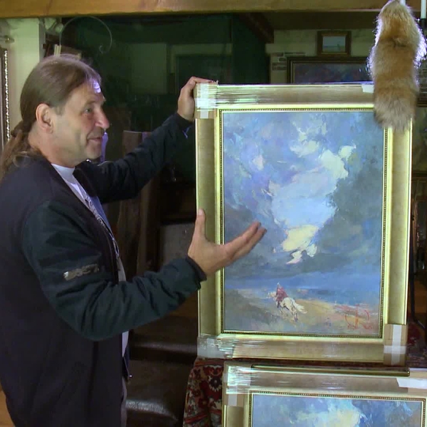 На Старой Рязани поселился столичный художник. Где можно увидеть его картины?