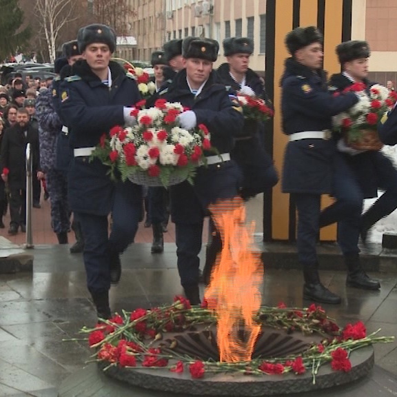 В Рязани возложили цветы в память участников войны в Афганистане