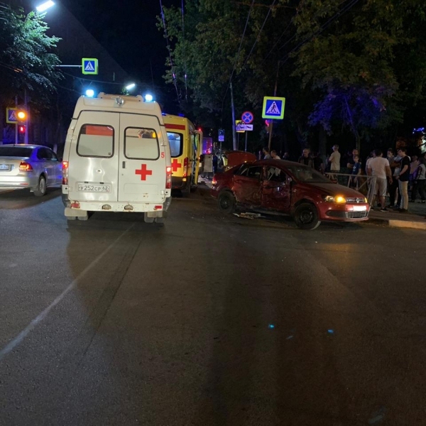 Три человека пострадали в ДТП на улице Гагарина