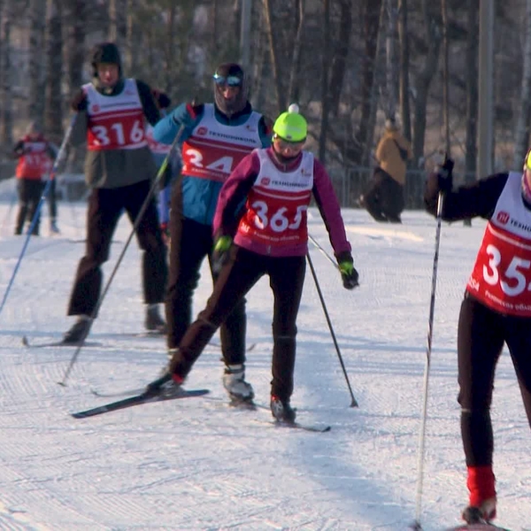 В Рязанском районе прошел III лыжный марафон