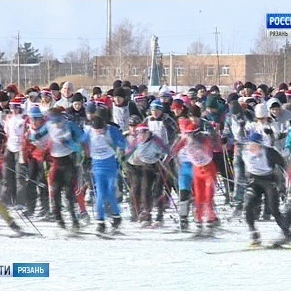Рязанцы присоединились к спортивному празднику «Лыжня России»