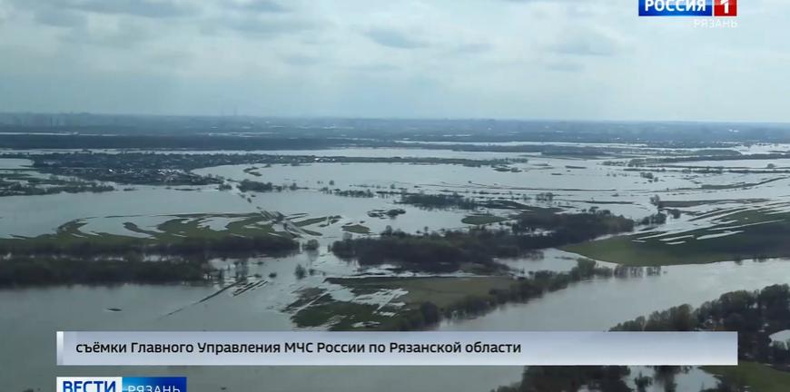 Понижение уровня воды в оке