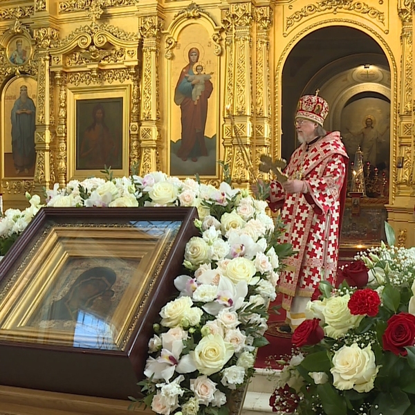 Накануне в Рязанском Кремле встретили Казанский образ Божией Матери