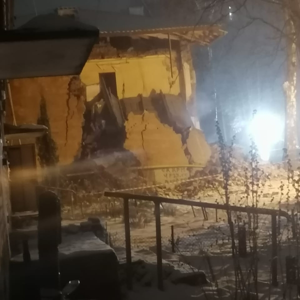 В двухэтажном жилом доме в Рязани произошел взрыв бытового газа
