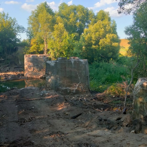 В поисках утраченного: в Скопинском районе пропал мост