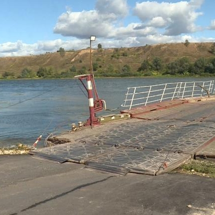 Понтонный мост через Оку у села Троица открыли для проезда