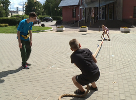 В Рязани прошел Фестиваль дворовых игр