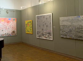 В Областном художественном музее открылась выставка сирийского художника Низара Сабура