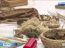 Выставка плетеных изделий