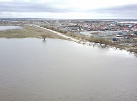 В Рязанской области продолжает набирать силу весеннее половодье