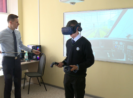 Для будущих машинистов открыли VR-лабораторию в Рязани