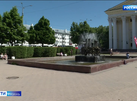 В Рязани установилась жаркая погода
