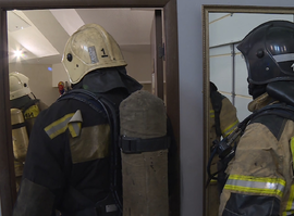 Рязанские спасатели провели учения в здании цирка