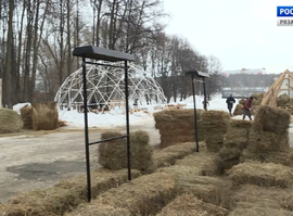 Актуальная тема - Скульптуры на Масленицу